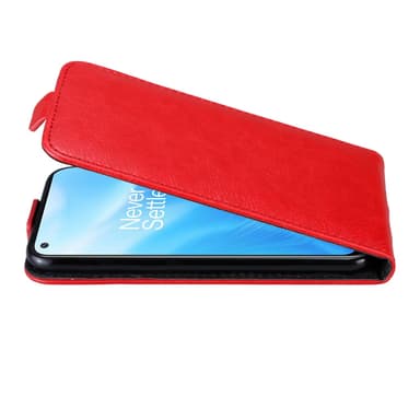 OnePlus Nord N200 5G deksel flip cover (rød)