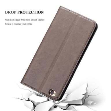 ZTE Nubia N2 lommebokdeksel case (brun)
