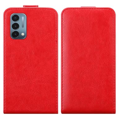 OnePlus Nord N200 5G deksel flip cover (rød)