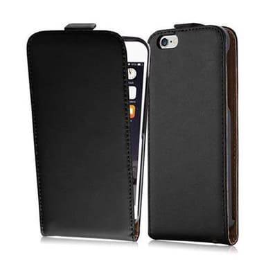 iPhone 6 PLUS / 6S PLUS Deksel Flip Case (svart)