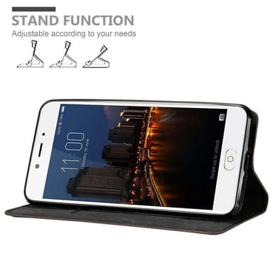 ZTE Nubia N2 lommebokdeksel case (brun)