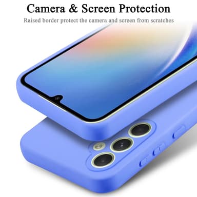 Samsung Galaxy A34 5G silikondeksel case (Lilla)