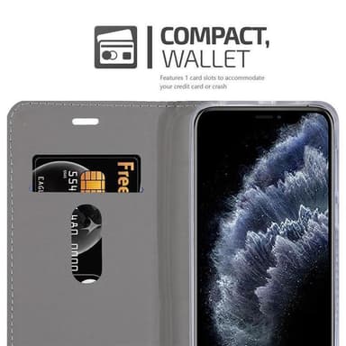 iPhone 11 PRO MAX lommebokdeksel etui (grå)