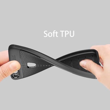 Huawei P10 LITE Deksel Kunstskinn (svart)