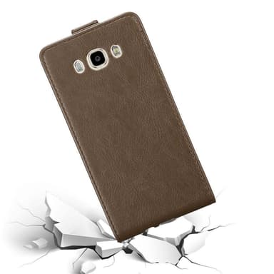 Samsung Galaxy J7 2016 deksel flip cover (brun)
