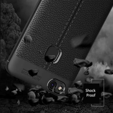 Huawei P10 LITE Deksel Kunstskinn (svart)