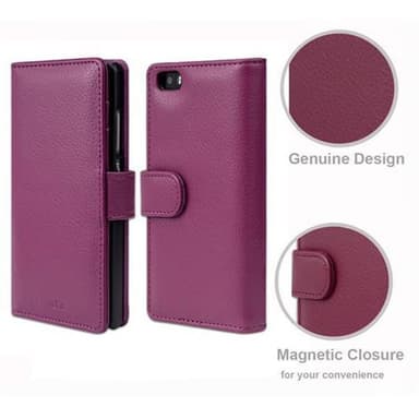 Huawei P8 LITE 2015 lommebokdeksel case (lilla)