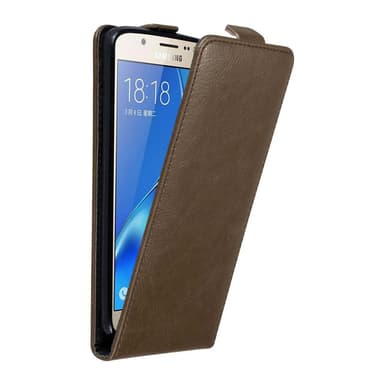 Samsung Galaxy J7 2016 deksel flip cover (brun)