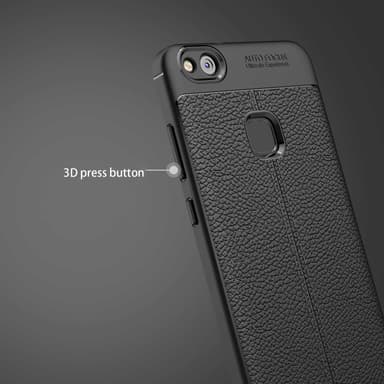 Huawei P10 LITE Deksel Kunstskinn (svart)
