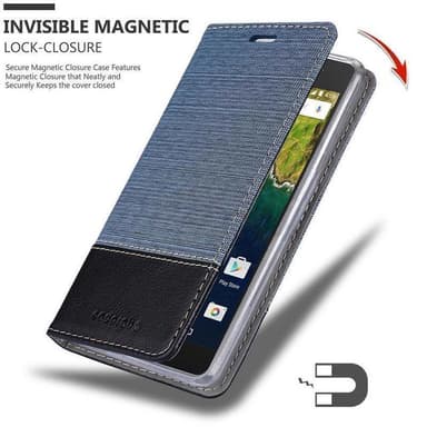 Huawei Google NEXUS 6P lommebokdeksel etui (blå)