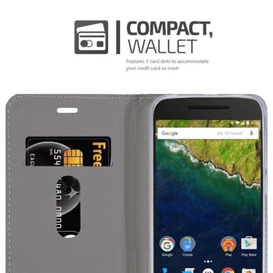 Huawei Google NEXUS 6P lommebokdeksel etui (blå)