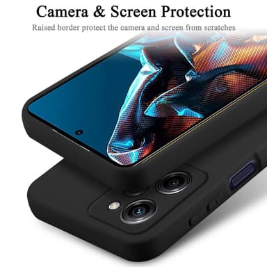 Xiaomi Poco X5 Pro 5G silikondeksel case (Svart)