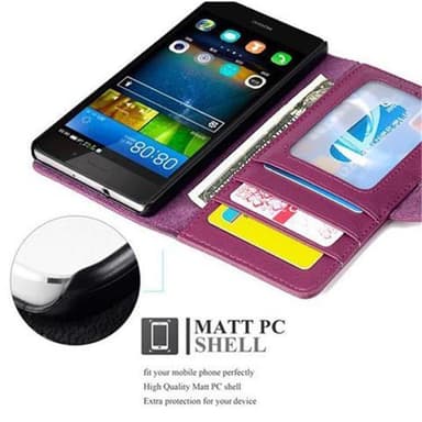 Huawei P8 LITE 2015 lommebokdeksel case (lilla)