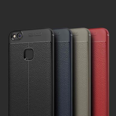 Huawei P10 LITE Deksel Kunstskinn (svart)