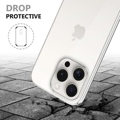 iPhone 15 PRO MAX Deksel 360 Case Cover (Gjennomsiktig)