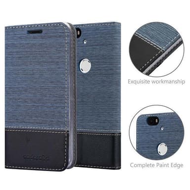 Huawei Google NEXUS 6P lommebokdeksel etui (blå)