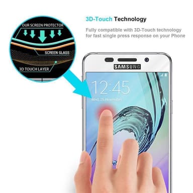 Samsung Galaxy A7 2016 Skjermbeskytter Skärmskydd