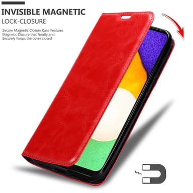 Samsung Galaxy A13 5G lommebokdeksel case (rød)