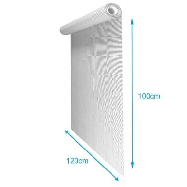 Fluenett Insektnett Vindusdør Glassfiber 120 cm (hvit)