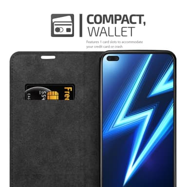 Realme 6 PRO lommebokdeksel case (rød)