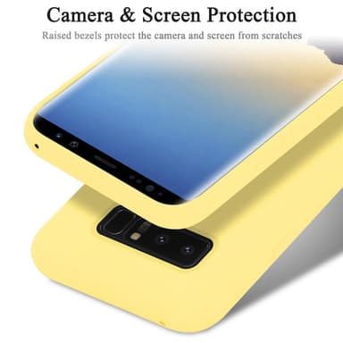 Samsung Galaxy NOTE 8 silikondeksel case (gul)