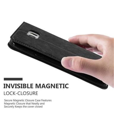 Samsung Galaxy NOTE 5 lommebokdeksel case (svart)