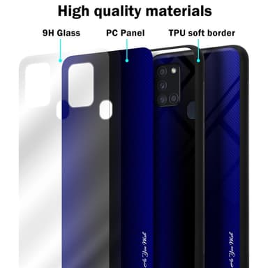 Samsung Galaxy A21s Deksel Case Cover (lilla)