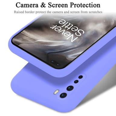 OnePlus Nord silikondeksel case (Lilla)