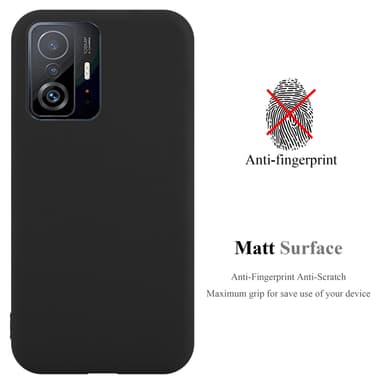 Deksel Xiaomi 11T / 11T PRO Silikon cover (svart)