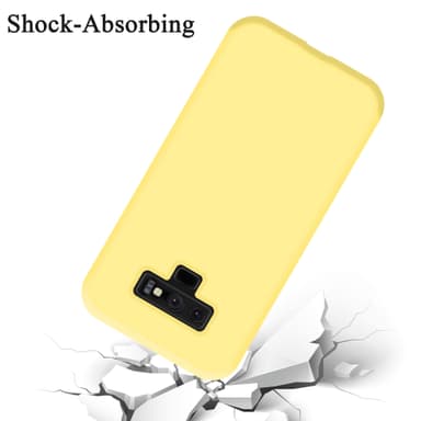 Samsung Galaxy NOTE 9 silikondeksel case (gul)
