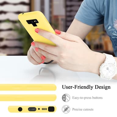 Samsung Galaxy NOTE 9 silikondeksel case (gul)