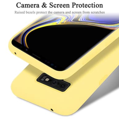 Samsung Galaxy NOTE 9 silikondeksel case (gul)