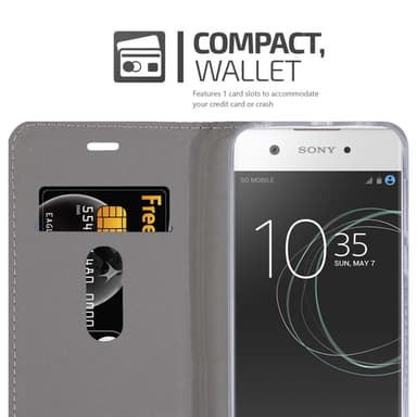 Sony Xperia XA1 lommebokdeksel etui (grå)
