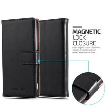 Sony Xperia Z3 PLUS / Z4 lommebokdeksel etui (svart)