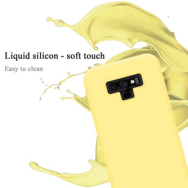 Samsung Galaxy NOTE 9 silikondeksel case (gul)