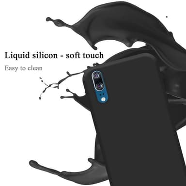 Huawei P20 silikondeksel case (svart)