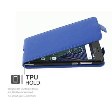 Motorola MOTO G5 PLUS Deksel Cover Etui (blå)