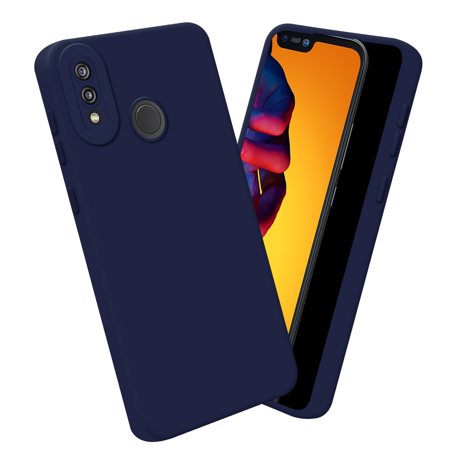 Huawei P20 LITE 2018 / NOVA 3E Deksel case (blå)
