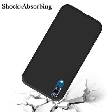 Huawei P20 silikondeksel case (svart)