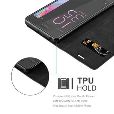 Sony Xperia X PERFORMANCE lommebokdeksel case (svart)