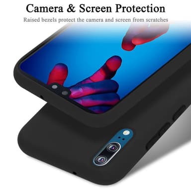 Huawei P20 silikondeksel case (svart)