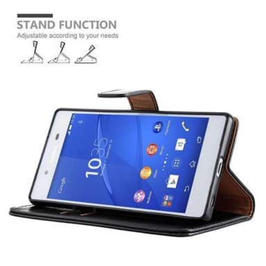 Sony Xperia Z3 PLUS / Z4 lommebokdeksel etui (svart)