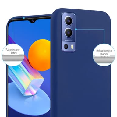 Deksel Vivo Y52 5G / Y72 5G Silikon cover (blå)