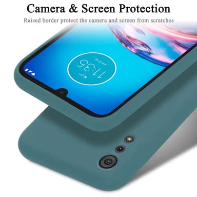 Motorola MOTO E6s 2020 silikondeksel case (Grønn)