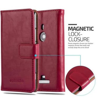 Nokia Lumia 925 lommebokdeksel etui (rød)