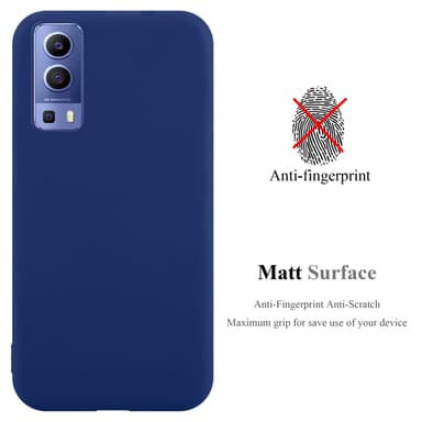 Deksel Vivo Y52 5G / Y72 5G Silikon cover (blå)