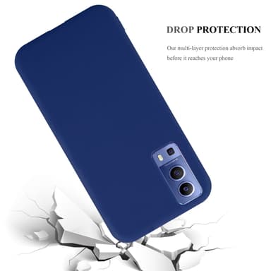 Deksel Vivo Y52 5G / Y72 5G Silikon cover (blå)