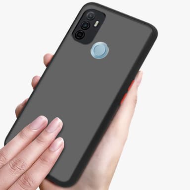Oppo A53s Deksel Case Cover (Svart)
