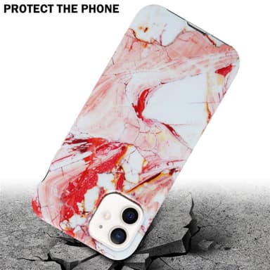 iPhone 12 PRO MAX lommebokdeksel etui (rosa)