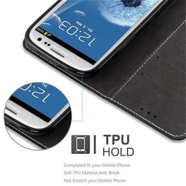 Samsung Galaxy S3 / S3 NEO Deksel Case Cover (svart)